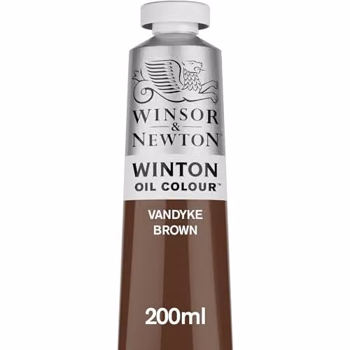 Winsor & Newton Winton Oil Colour, Vandyke Brown, 200ml – 2