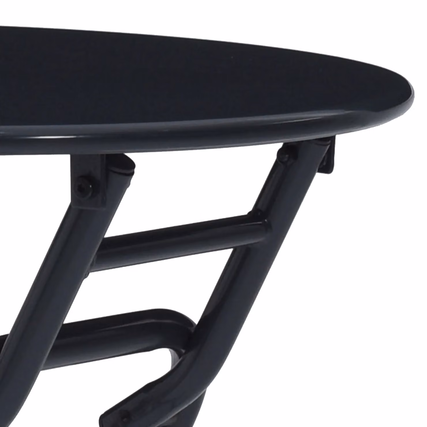 Berkfield Home Folding Garden Table in Anthracite Steel, W/D/H: 72 x 50 x 50 cm – 4