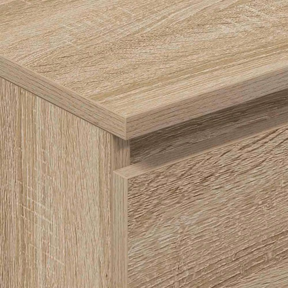 Berkfield Home Sonoma Oak Sideboard in Light Tan Beige, W/D/H: 60 x 35 x 98.5 cm – 2