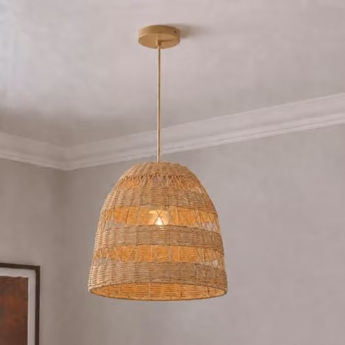 CGC Lighting Mosi Natural Rattan Round Lampshade