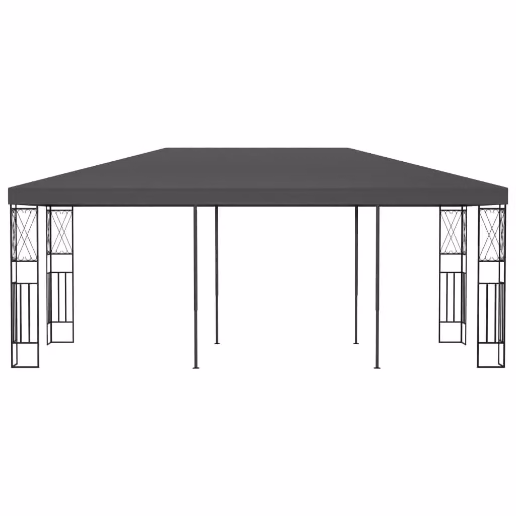 Berkfield Home Modern Gazebo in Anthracite and Black, W: 600 cm, D: 300 cm, H: 260 cm – 2