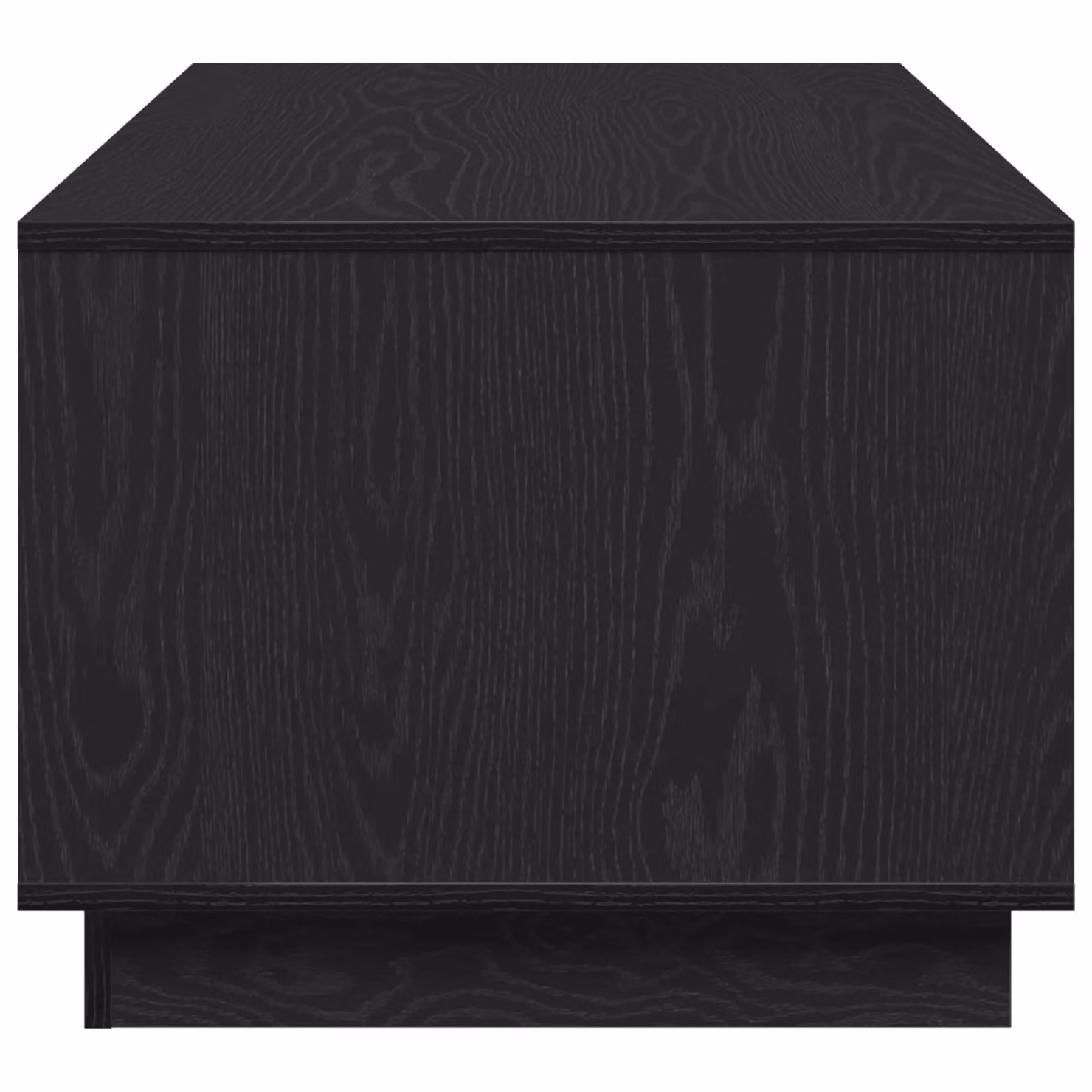 Berkfield Home Black Oak Coffee Table in Black, W/D/H: 102 x 55 x 43 cm – 3