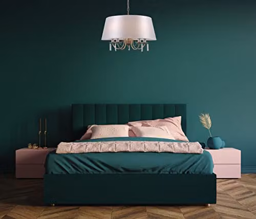 Italux Solana Classic 5 Light Multi Arm Pendant Ceiling Light, E14, Grey and Gold/Brass – 2