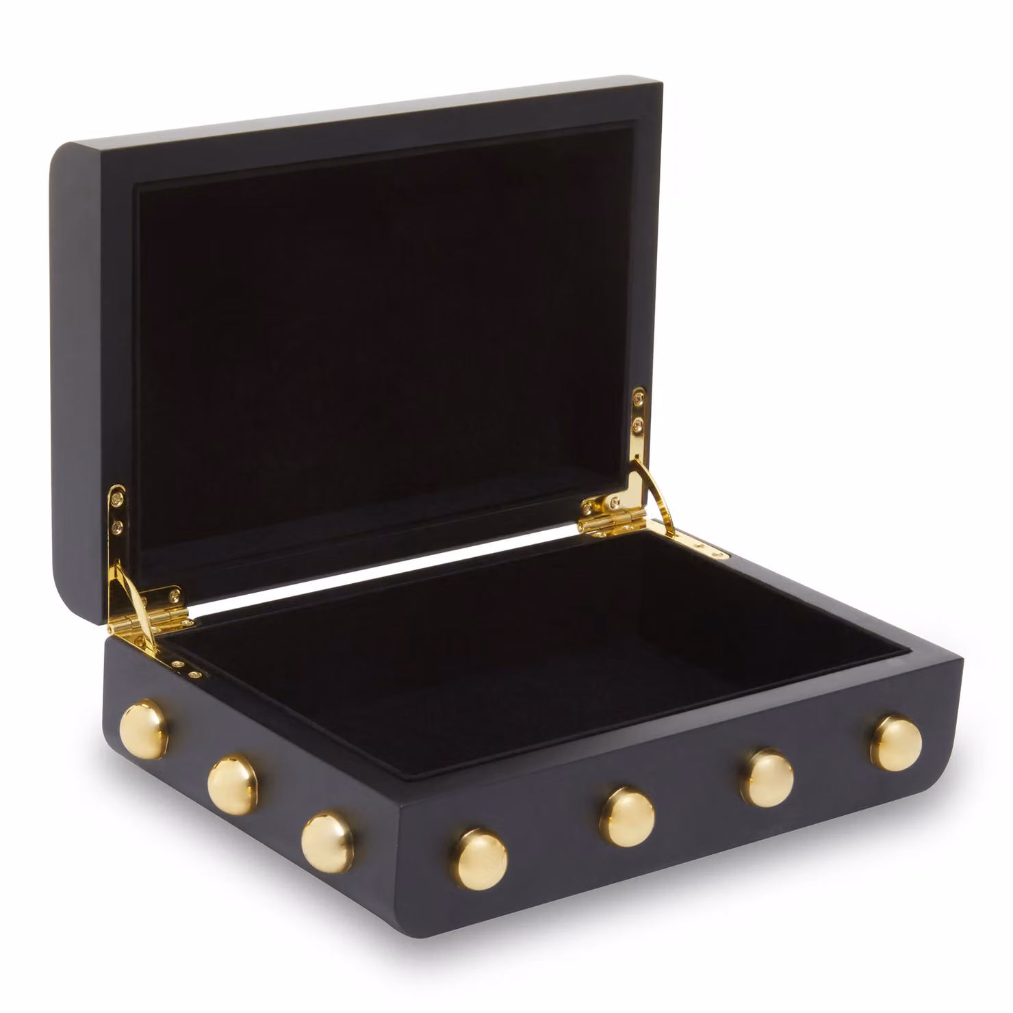 Orsina Frida Small Metal Trinket Box in Black – 4