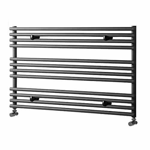 TowelRads Iridio Horizontal Designer Radiator in Anthracite, W: 1000 mm, H: 600 mm – 1