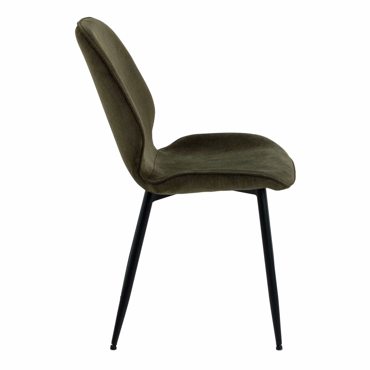 Furniture To Go Femke Dining Chair in Green with Black Metal Legs – 2