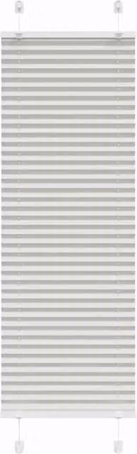 Berkfield Home Single Pleat Corded Blind in Light Grey, W: 40 cm, H: 150 cm