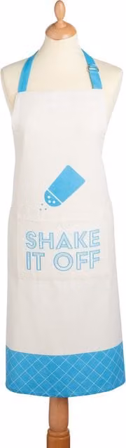 KitchenCraft Lyrics Apron in Blue and White