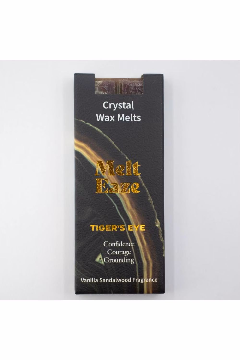 KDMD MeltEaze Tigereye Strength Vanilla Sandalwood Wax Melts, 50g, Brown – 2