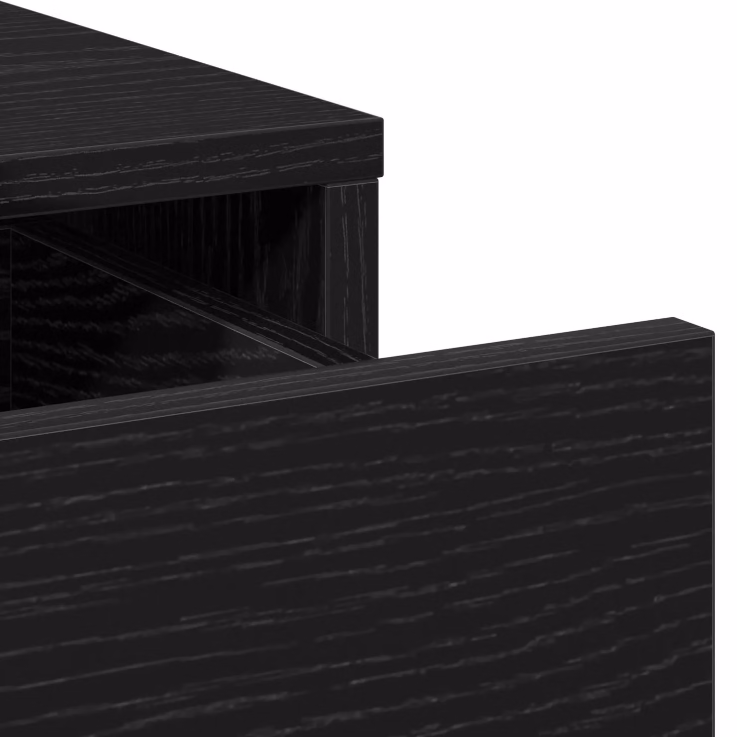 Berkfield Home 2 Piece Modern Hollywood LED Dressing Table Set in Matt Black MDF – 3
