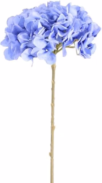 Kingsbury Gifts Single Stem Blue Silk Hydrangea, Height: 51 cm