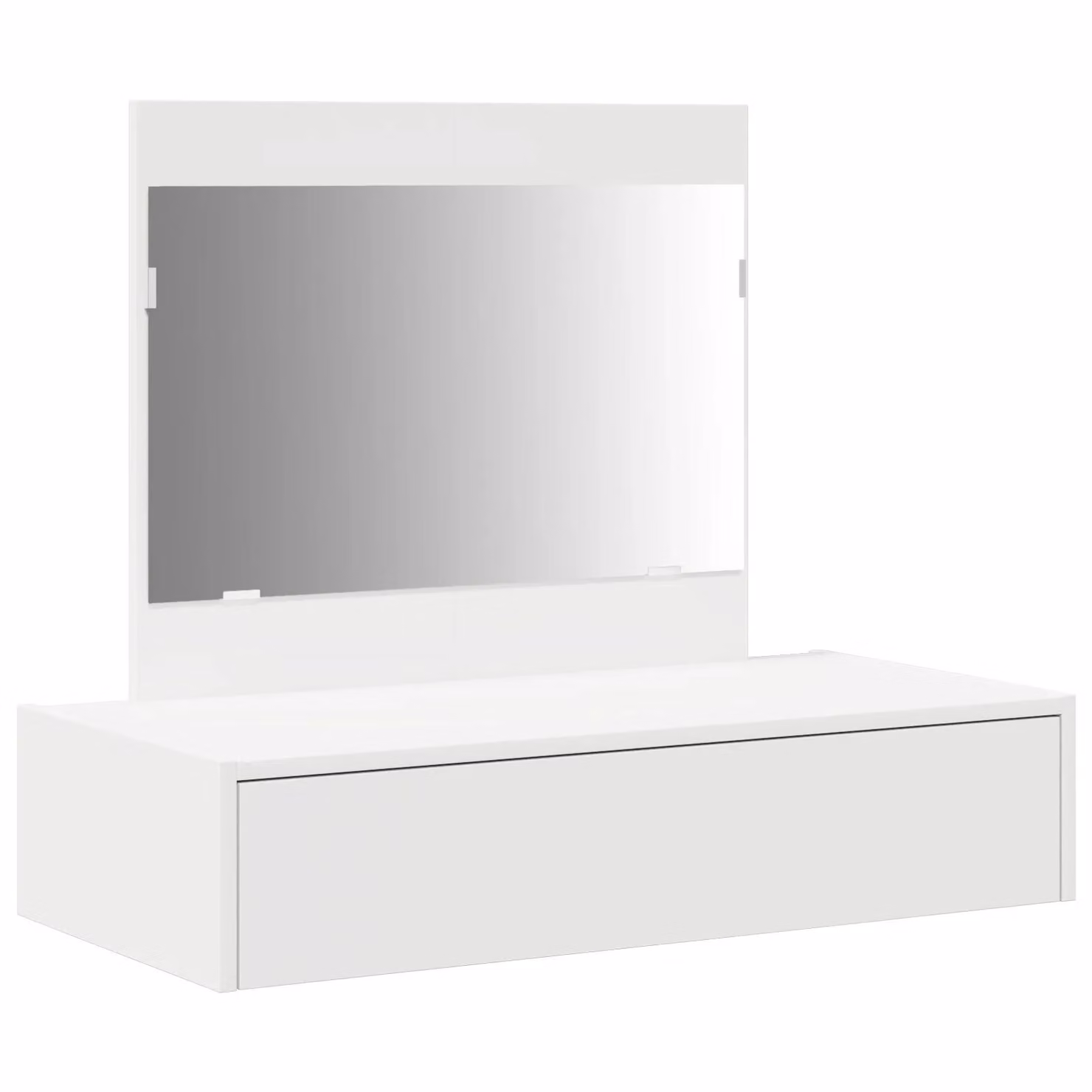 Berkfield Home White Wall Hanging Dressing Table, W: 83 cm, D: 40 cm, H: 70 cm – 2