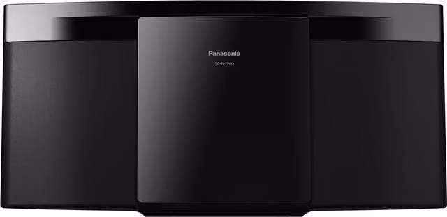 Panasonic SC-HC200EB-K Compact Micro Hi-Fi System with CD and Bluetooth, Black