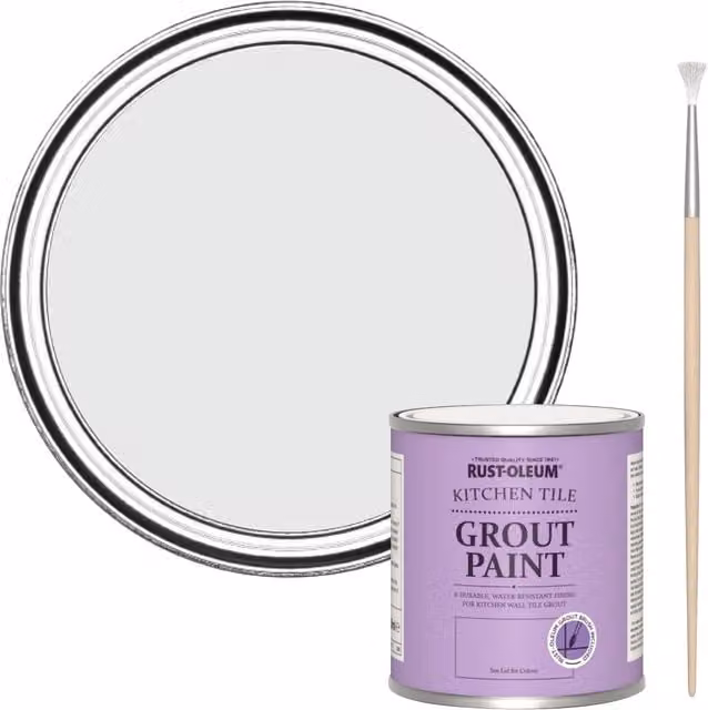 Rust-Oleum Kitchen Grout Paint Monaco Mist, 250 ml, Grey