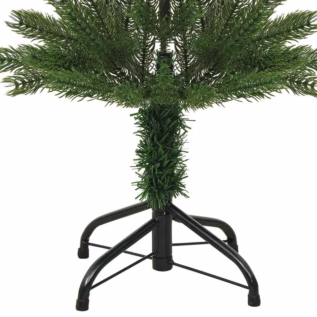 Berkfield Home Artificial Slim Green Christmas Tree with Stand, Height: 150 cm – 3