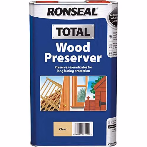 Ronseal Total Wood Preserver, Clear, 2.5 l