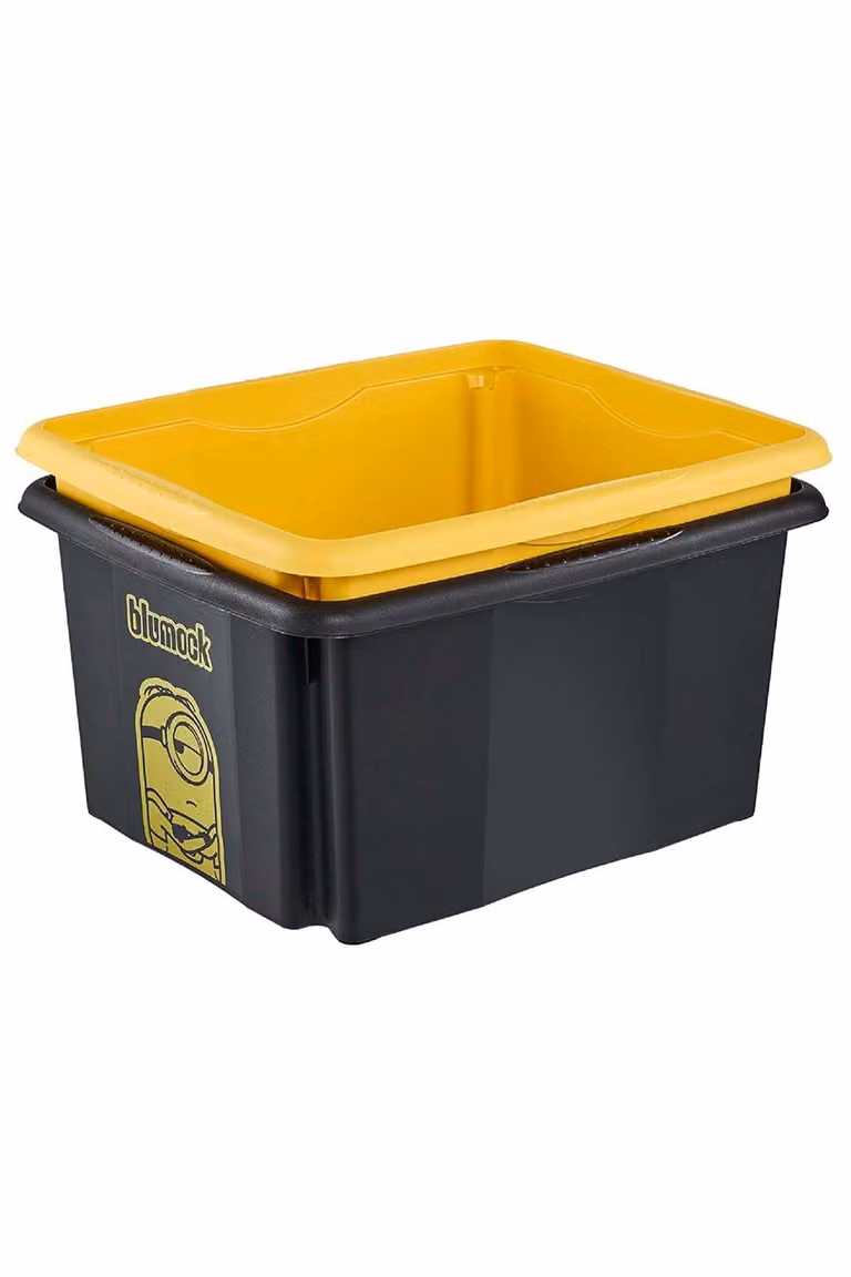 Keeeper Minions Turning Stacking Box Set, 15L, 24L and 30L, Black