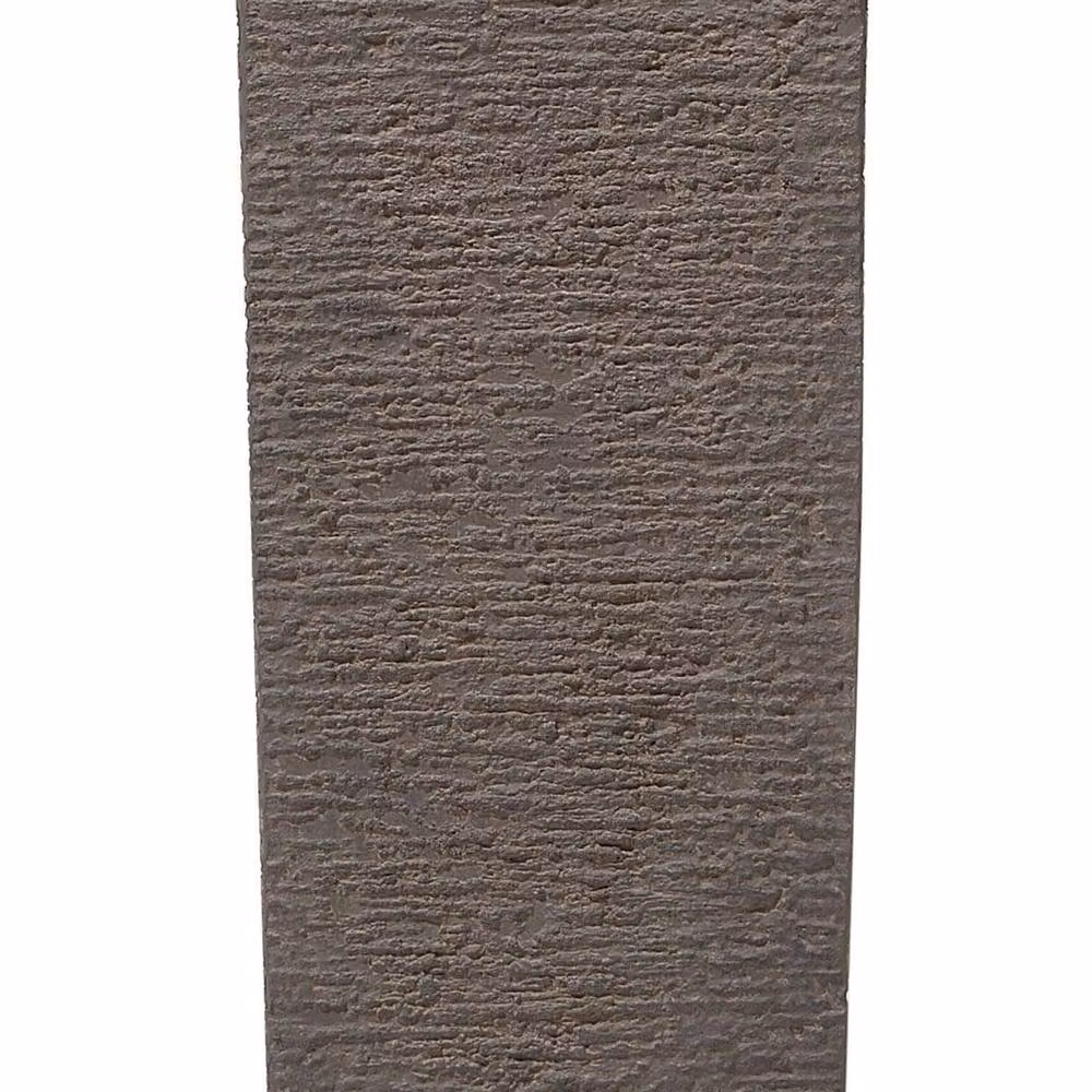 Wyld and Coco Stone Tall Square Planter, Brown, Height: 70 cm – 2