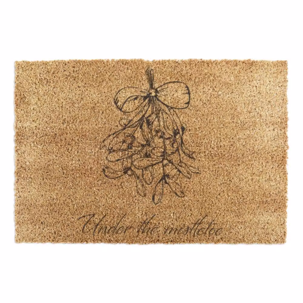 Artsy Mats Mistletoe Lines Coir Doormat in Brown, W: 90 cm, D: 60 cm – 2