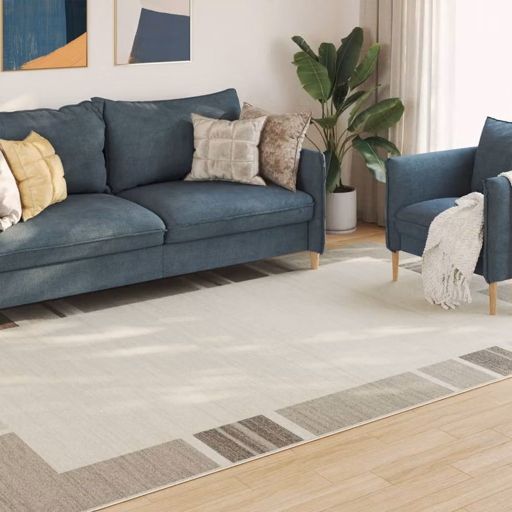 Berkfield Home Multicolour Short Pile Indoor and Outdoor Rug, W/D/H: 190 x 300 cm – 3