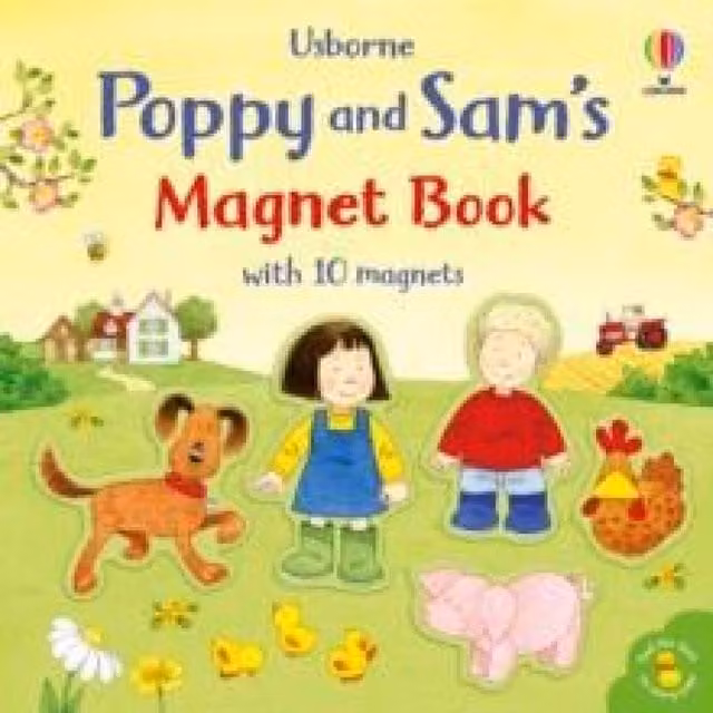 Sam Taplin Poppy and Sam Magnet Book Board Book, Multicolour