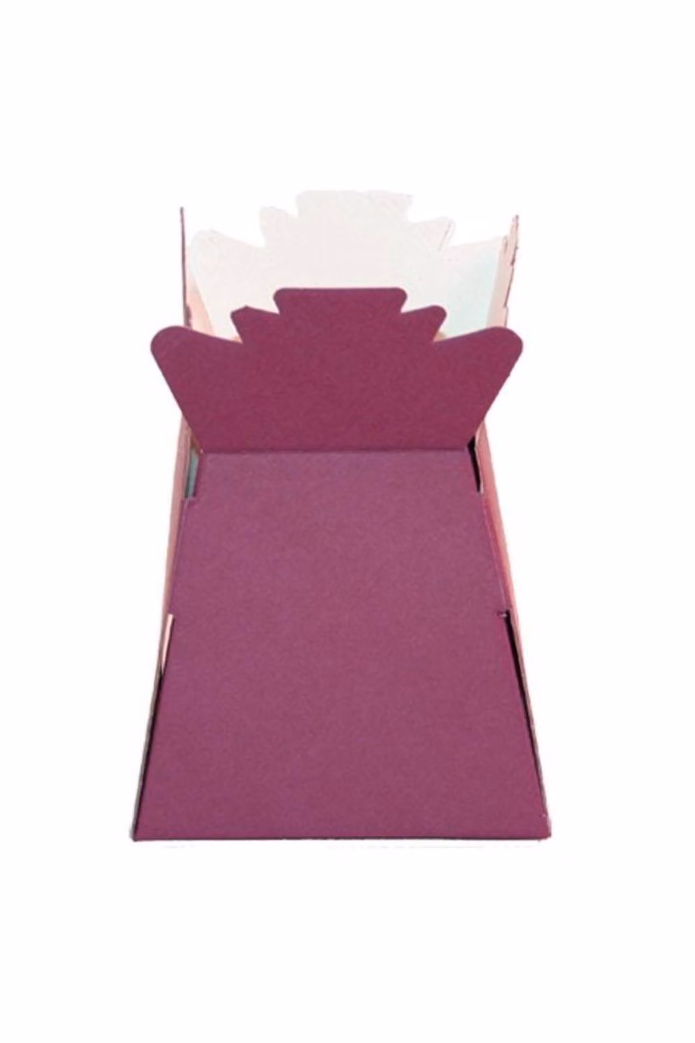 KDMD Burgundy Living Tabletop Vase in Pink, Red and Purple – 2