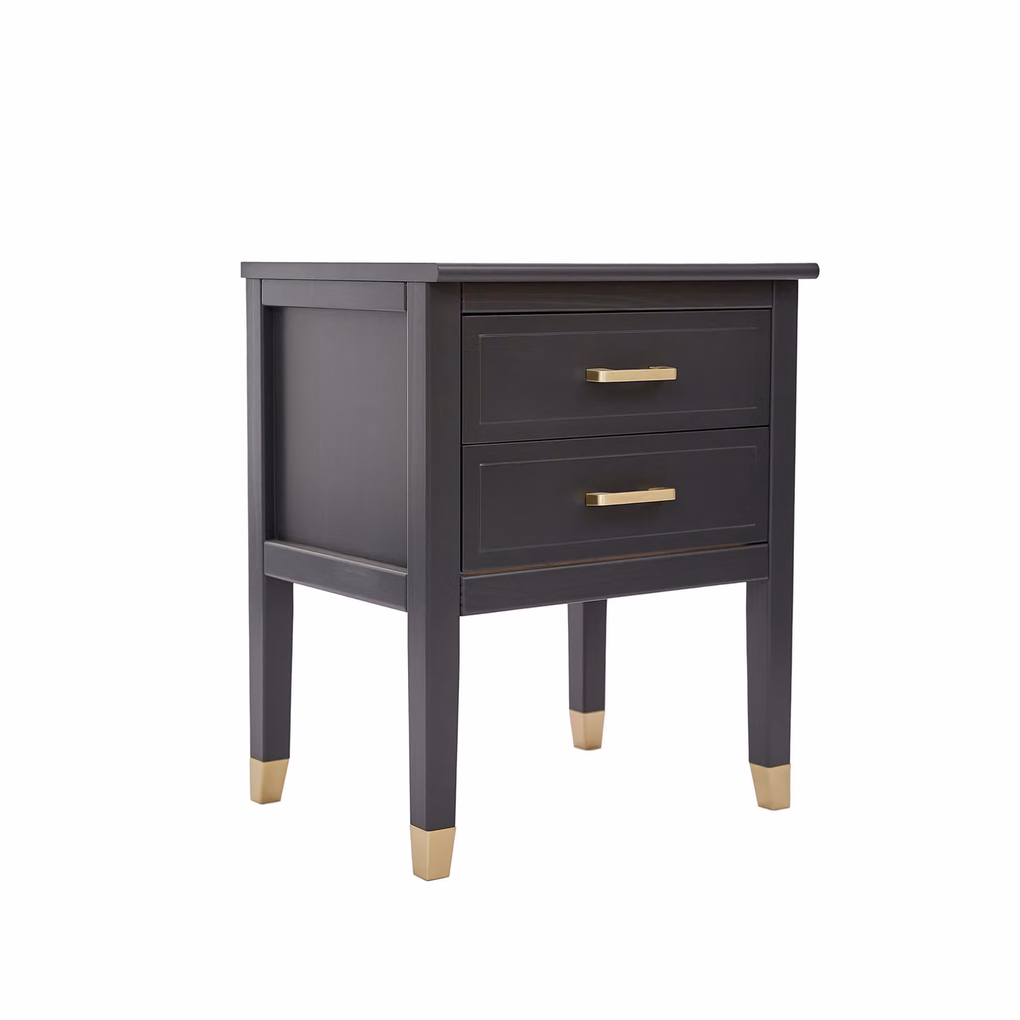 Cabinet Bits Palazzi 2 Drawer Bedside Table in Matt Dark Grey – 2