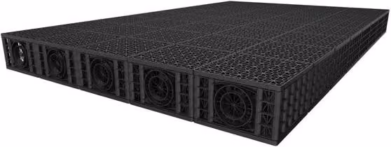 Rainsmart 65 Tonne Shallow Soakaway Crate Set in Black, 5 Cubic Metre Kit