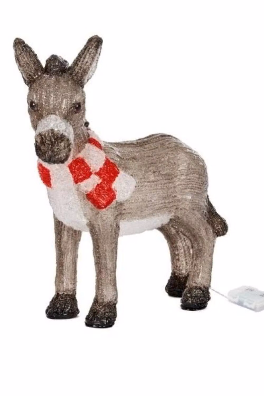 Marco Paul LED Nativity Donkey Christmas Tabletop Decoration in White and Multicolour – 3