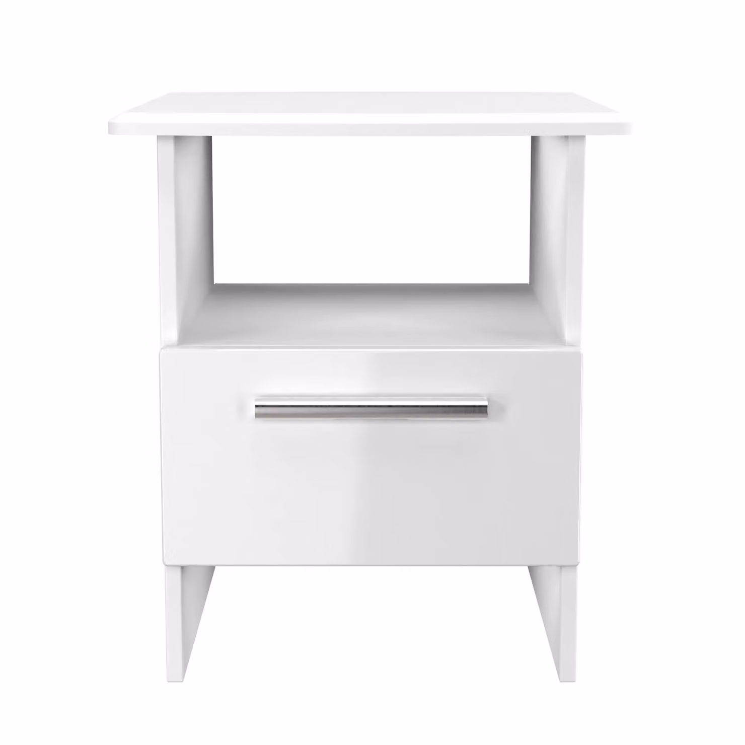Ready Assembled 2 U Windsor Bottom Drawer Lamp Table in White – 2