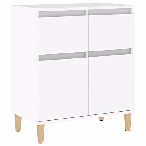 vidaXL Modern White Sideboard in Engineered Wood W/D/H: 60 x 35 x 70 cm – 1