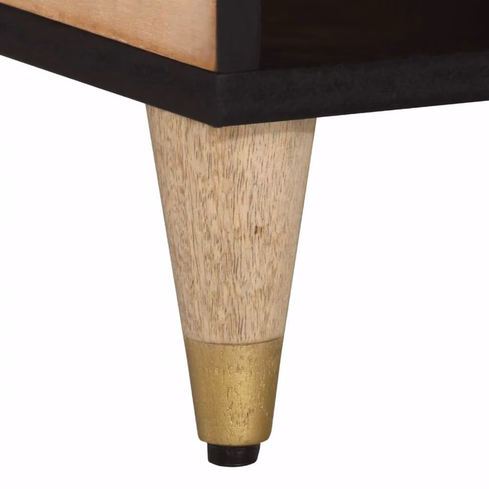 Berkfield Home Mango Wood Coffee Table in Light Brown, W: 80 cm, D: 50 cm, H: 40 cm – 5