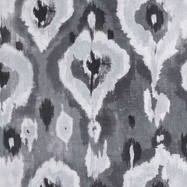 Prestigious Textiles Pavon Graphic Fabric in Dusk Grey