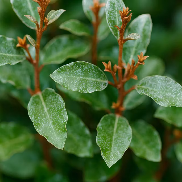 The Rose Press Garden Elaeagnus Crispy Silver Green Evergreen Shrub Hedge Plant