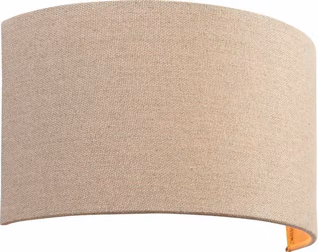 Netlighting Obi Up and Down Wall Light in Beige Fabric