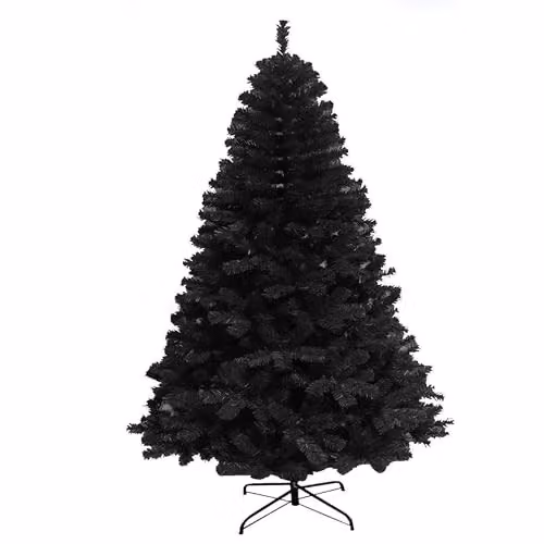 Shatchi Black Alaskan Pine Artificial Christmas Tree – 1