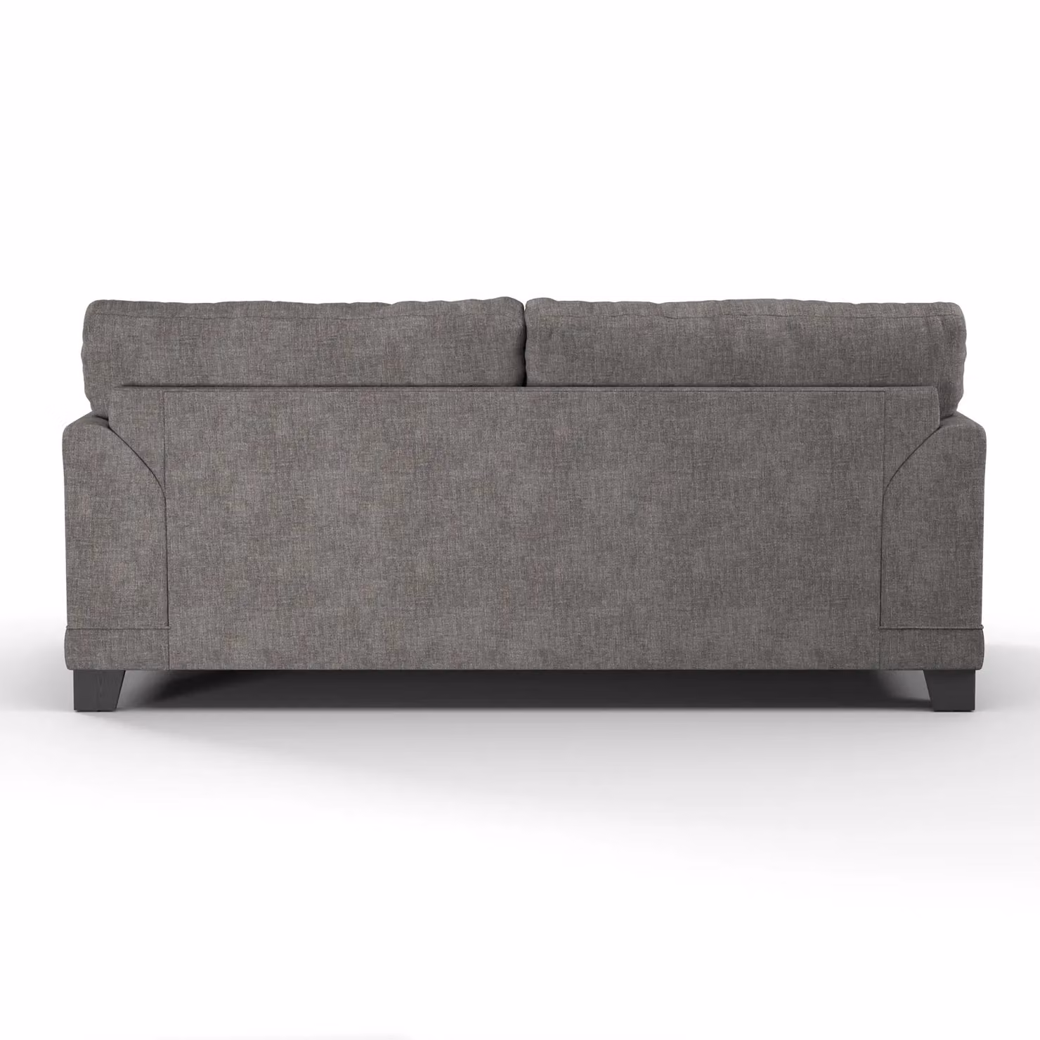 Furnishings For Less UK Hilliard Fullback 3 Seater Fabric Sofa in Grey – 2