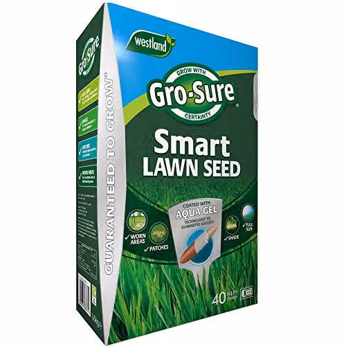 Westland GRO-Sure Aqua Gel Coated Smart Grass Lawn Seed, 1.6 kg for 40m2