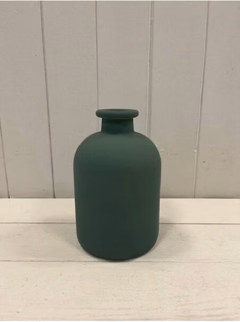 KDMD Matt Light Green Glass Bottle