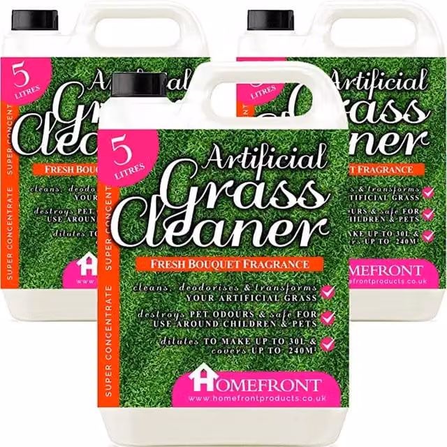 Homefront Artificial Grass Cleaner with Fresh Bouquet Fragrance, Pink, 15 kg