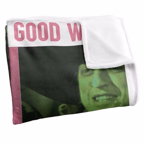 Warner Bros. The Wizard Of Oz Good Witch Or Bad Witch Super Soft Silky Touch Fleece Throw Blanket, Multicolour, W: 152 cm, D: 127 cm – 2