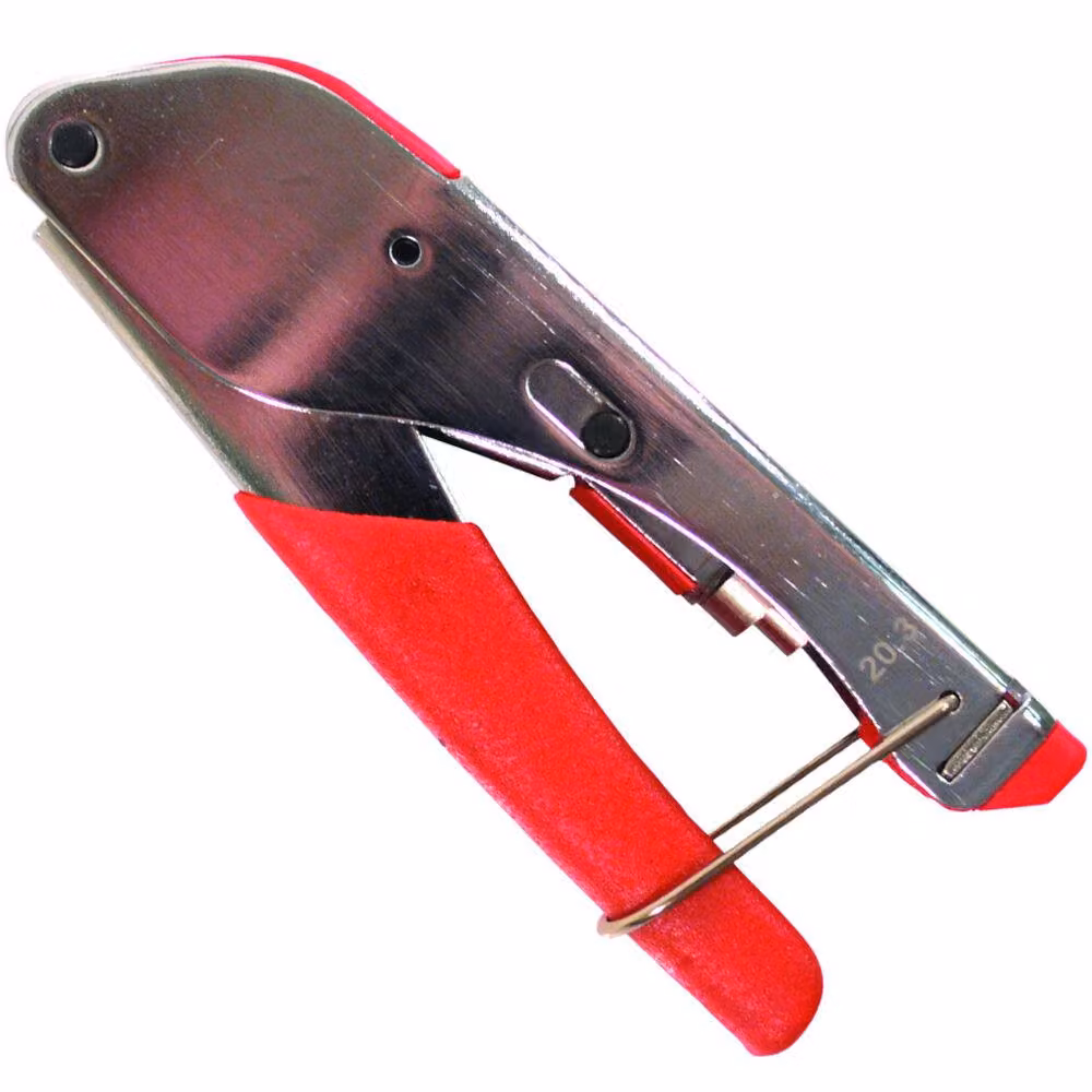 Loops F Type Compression Tool and 10x RG59 Coaxial Connectors Crimping Kit in Multicolour – 2