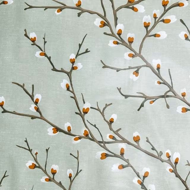 Terrys Sage Green Floral PVC Fabric