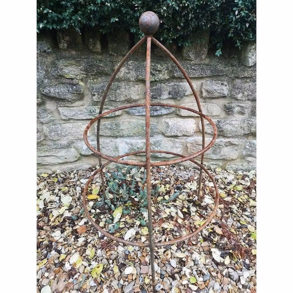 Poppyforge Chelsea Range Gothic Cloche Plant Support in Bronze, Height: 79 cm, Diameter: 51 cm – 3