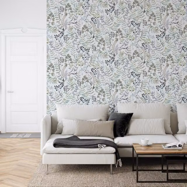 Debona Exclusive Botanique Floral Matt Green and White