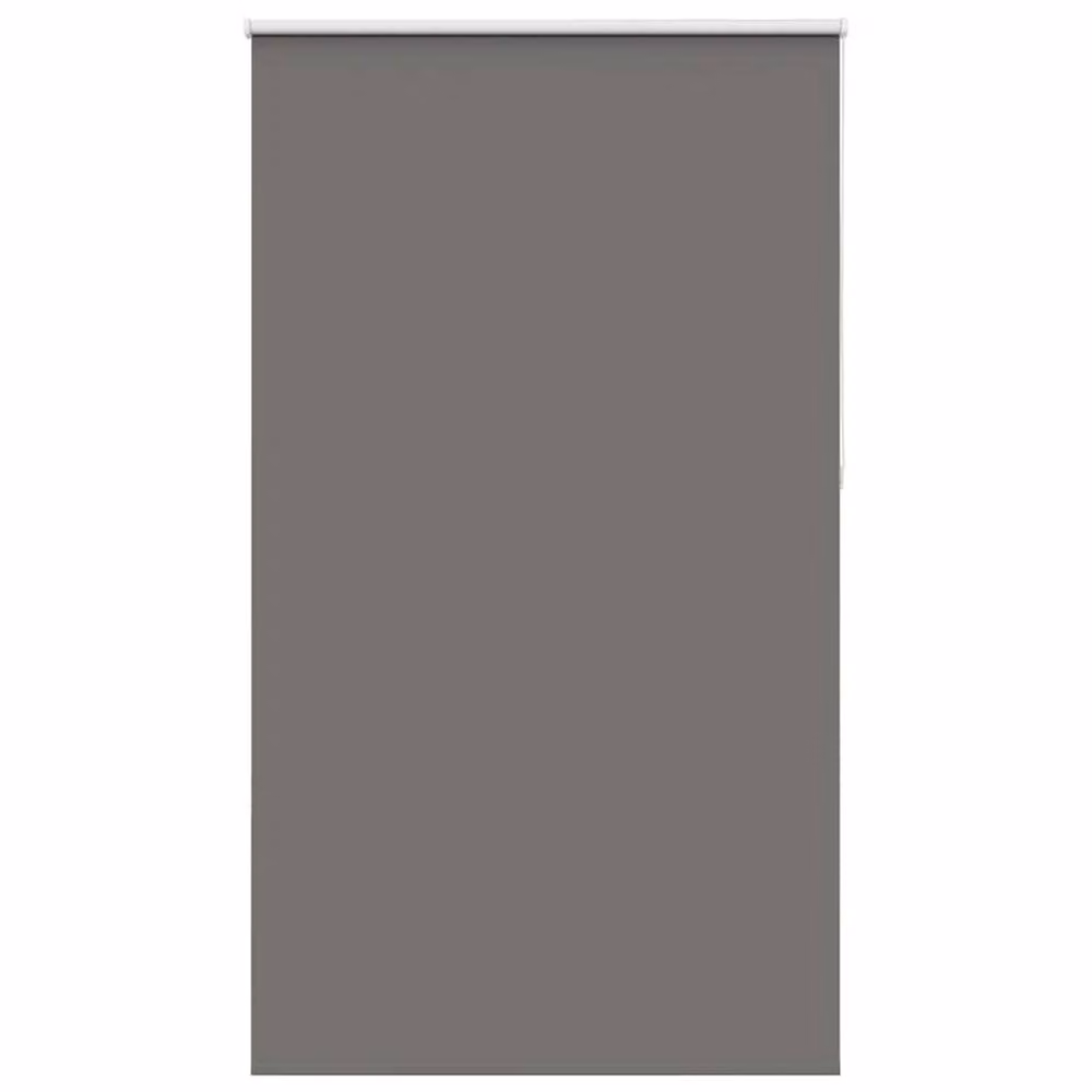 Berkfield Home Grey Blackout Roller Blind, Thermal Insulating Polyester, W: 125 cm, H: 210 cm – 2