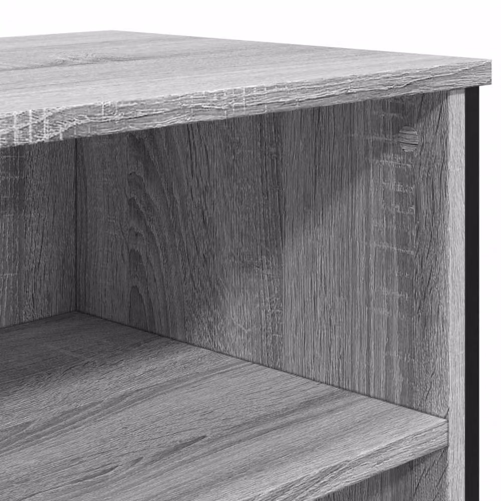 Berkfield Home Grey Sonoma Industrial Sideboard, W: 101 cm, D: 35.5 cm, H: 74.5 cm – 5