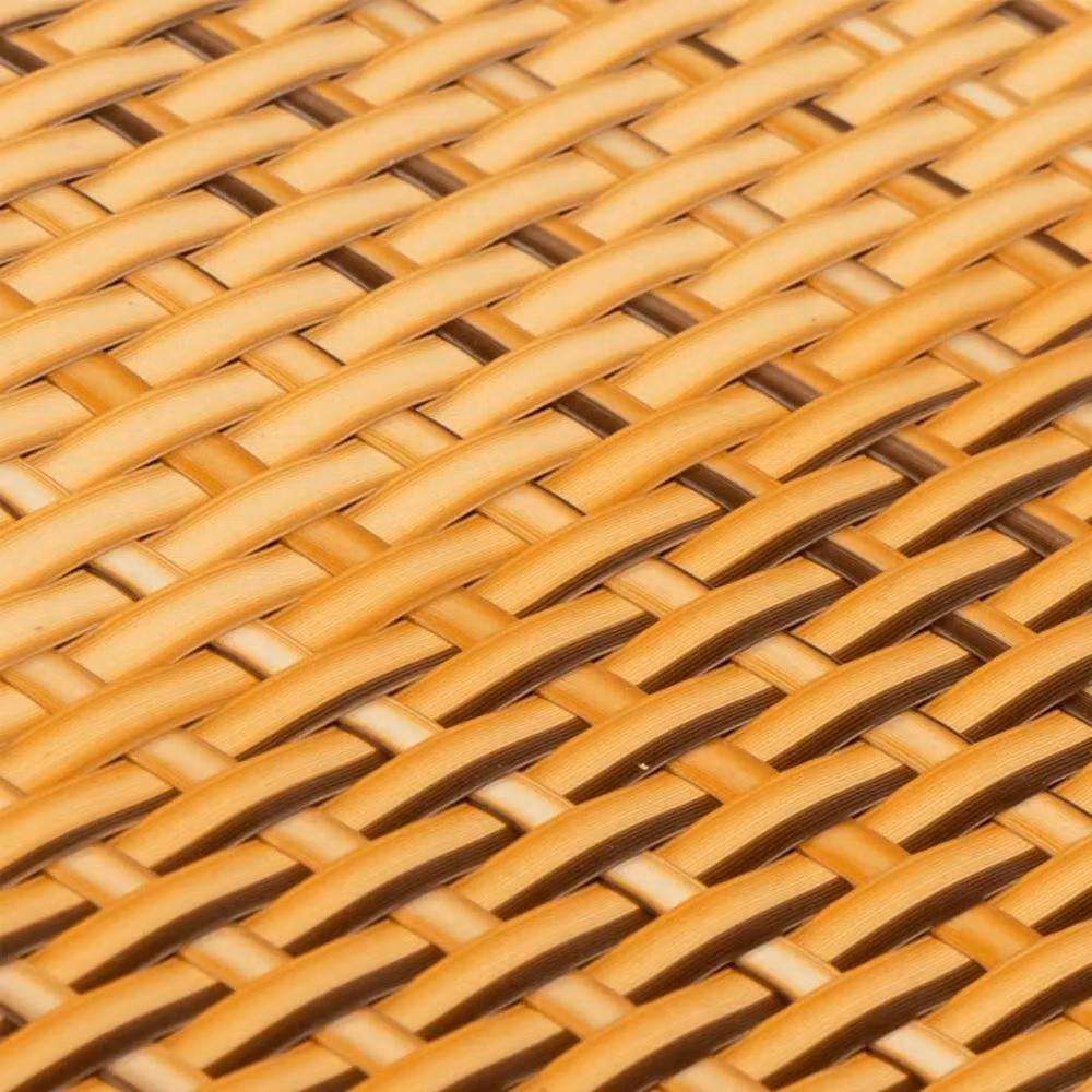 Berkfield Home Poly Rattan Balcony Cover, Light Brown, W: 300 cm, H: 90 cm – 4