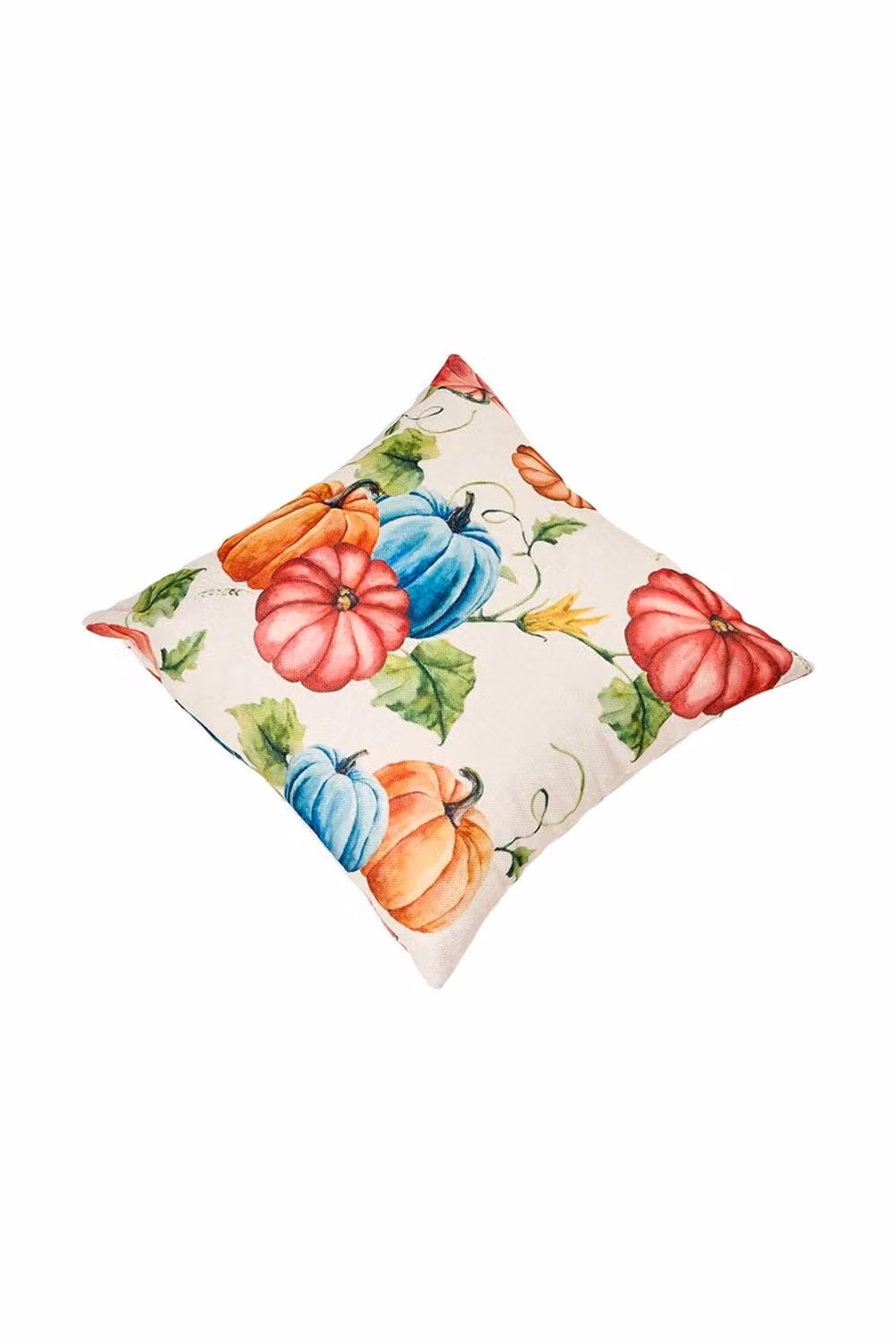 Living and Home Rustic Autumn Pumpkin Themed Throw Pillows, Multicolour, 2 Pack, W/D/H: 45 x 45 x 45 cm – 2