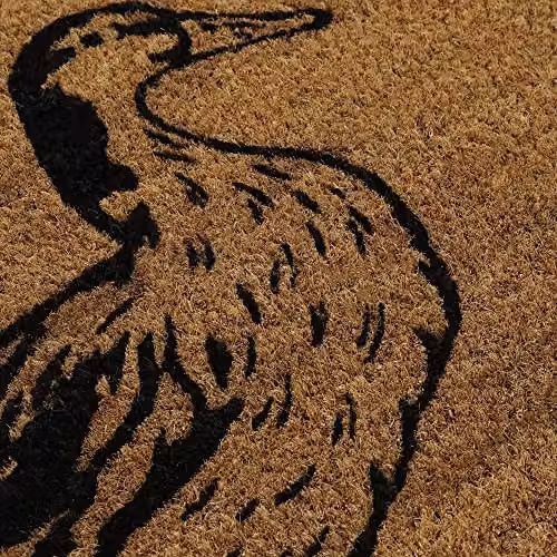 JVL Quackers Duck Eco-Friendly Coir Door Mat, Brown, W/D/H: 70 x 40 x 1.5 cm – 4